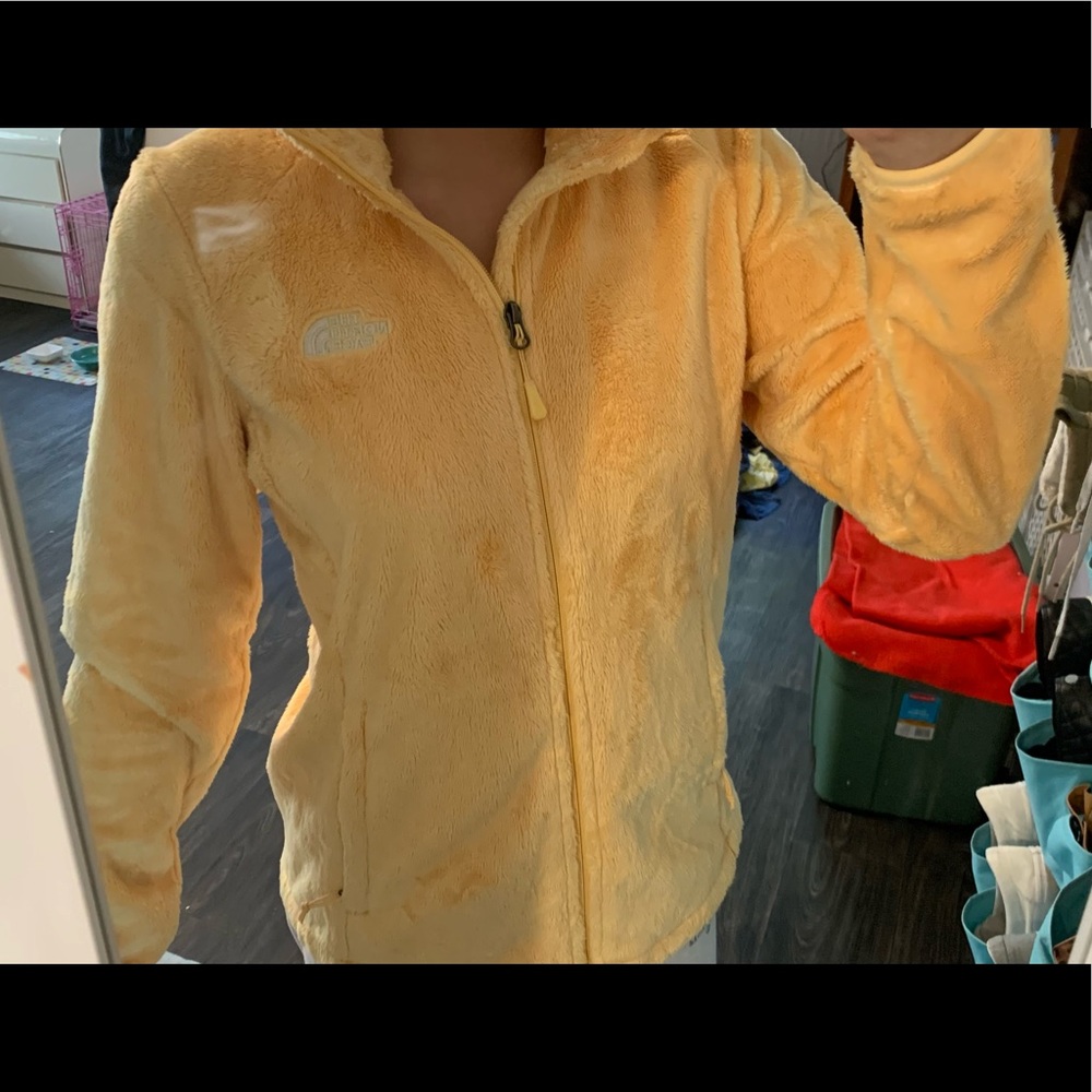 Yellow North Face Jacket